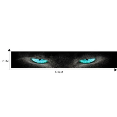 Sticker Blue Eye Banner Graphic Vinyl Decal For Car Front Window Windshield DIY Foto 1 de 4
