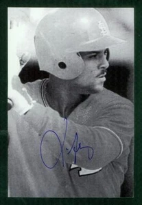 #1227, 4" x 6" Photo Card, Signed-Autographed, Luis Alicea, Cardinals - Picture 1 of 2