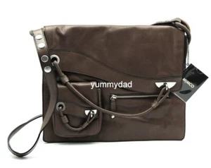 MIMCO BERGMAN SATCHEL LEATHER BAG IN CEMENT BNWT RRP$450 - Picture 1 of 7