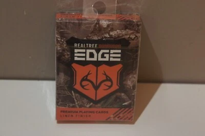 Realtree Edge Camouflage Linen Finish Premium Playing Cards Deck, Poker Size - Image 1 of 4