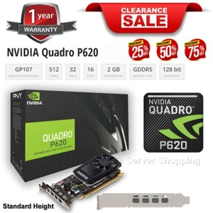 nVidia Quadro P620 - 2GB GDDR5 PCIe 3.0-x16 FH GPU 699-5G212-0505-101 - Picture 1 of 7