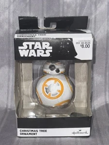 Star Wars Disney BB-8 BB8 Last Jedi- Hallmark Christmas Tree Ornament - Picture 1 of 4
