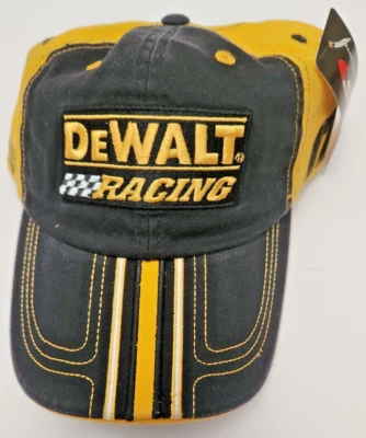 Sombrero ajustable negro Matt Kenseth #17 NASCAR bandera a cuadros Roush Fenway Racing Foto 1 de 4