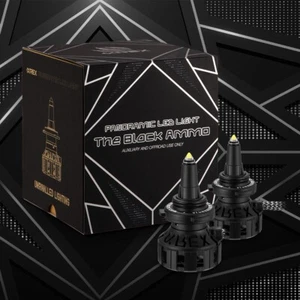 AlphaRex Black Ammo Panoramic H7 LED Headlights bulbs 5500K - Picture 1 of 9