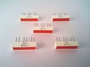 5 piezas chip rectangular rojo luz LED enchufe delgado 6 pines conector de montaje ROHM - Imagen 1 de 5