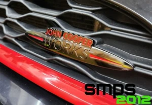 Mini F56 JCW Custom John Cooper Works Emblem schwarz & rot 145 mm x 25 mm SMPS2012 UK - Bild 1 von 13