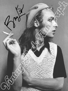 ROXY MUSIC - BRIAN ENO - print signed photo - foto autografo stampato - Imagen 1 de 2