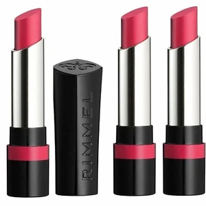 _3 x Brand New Rimmel The only 1 Lipstick 110 Pink A Punch full size 3.4g - Picture 1 of 1