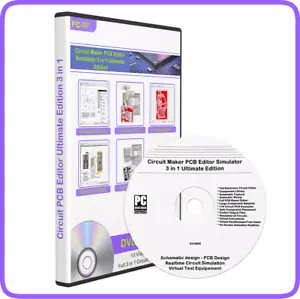 PCB Designer software Ultimate Virtual Circuit Simulation CAD Learn Electronics - Picture 1 of 20