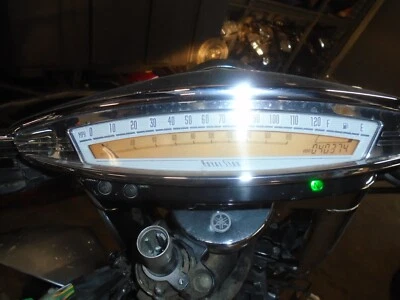 08 99-09 YAMAHA ROYAL STAR XVZ1300TF VENTURE VELOCÍMETRO CALIBRE Y CUBIERTA CROMADA 40K Foto 1 de 4