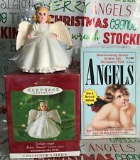 Vintage 2000 Hallmark Twilight Angel Ornament–Madame Alexander & Angel Book 1998