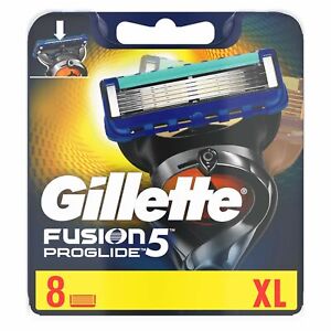 Gillette Fusion5 Proglide Herren Rasierklingen, 8 Minen, 100 % ECHT, BRANDNEU