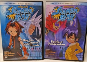 Shaman King DVDs (2) Boy Who Dances with Ghosts & Perfect Possession Preowned - Imagen 1 de 21