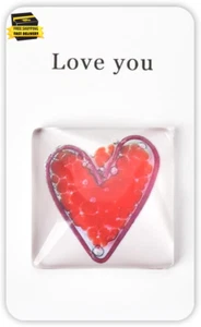 Heart Pocket Tokens I Love You Mom Mothers Day Gifts for Mom Daughter Girlfriend - Picture 1 of 7