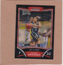 2008-09 Bowman Draft Picks & Stars Chrome X-Fractor 145/299 Danny Granger #10