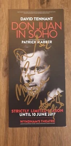 Doctor Who David Tennant Don Juan In Soho Signed Flyer  - Picture 1 of 1