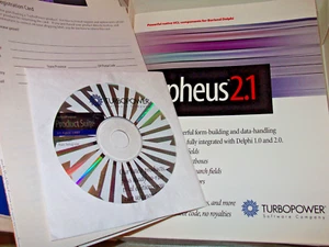 TURBOPOWER ORPHEUS DELPHI 2.13 WINDOWS DATABASE 1697855 SOFTWARE NEW VINTAGE - Picture 1 of 3