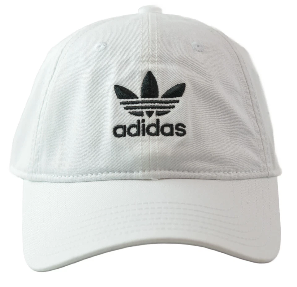 adidas Women's Originals Relaxed Strapback Hat Cap White Bh7142