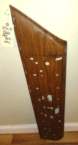 Cadillac 1975 puerta superior moldura de madera panel de almohadilla de respaldo *lado del pasajero* CE - Imagen 1 de 9
