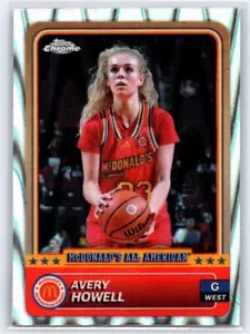 2024 Topps Chrome McDonald's Avery Howell RayWave Refractor #17 USC Trojans - Picture 1 of 2