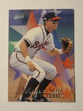 Chipper Jones 1996 Fleer Ultra #582 Ultra Stars Atlanta Braves HOF