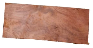 GESCHWEIFTE SCHWARZE NUSSBAUMPLATTE DRECHSELN BASTELN HOLZBEARBEITUNG CA. 22,5x9,5x,75 ZOLL - Bild 1 von 2