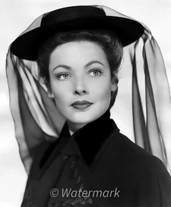 FOTO PUBLICITARIA 8x10 de colección de la actriz de Broadway Gene Tierney - Años 1930-1940 - Imagen 1 de 1