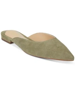 Lauren Ralph Lauren Mujer Londyn Planos Gamuza Punta Tacón Acolchado S382 - Imagen 1 de 8