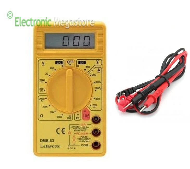 MULTIMETRO DIGITALE LAFAYETTE DMB-83 - TESTER  AMPEROMETRICO AMPEROMETRO - Immagine 1 di 1