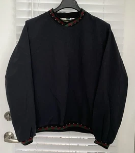 VTG Turfer Aztec Geometric Sweatshirt Sz M Black Ski Pullover USA Made 90’s - Picture 1 of 15
