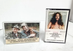 Ted Nugent (2) Cassette Lot Cat Scratch Fever & Fred Bear Great White Buffalo 89 - Bild 1 von 4