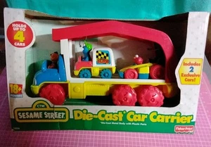 Tyco Matchbox Sesame Street 1997 Die-Cast Car Carrier, Exclusive Cars, NIP!!! - Picture 1 of 3