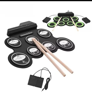 2025 Plegable Silicona Rollo de Mano USB Batería Electrónica Portátil Práctica Batería Pad - Imagen 1 de 6