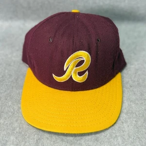 Cappello Berretto Vintage WASHINGTON REDSKINS Script "R" NFL Team Snapback AJD Commanders - Foto 1 di 7