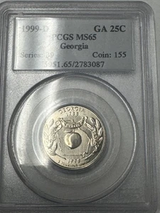 1999-D Georgia Quarter PCGS MS65 - Picture 1 of 2