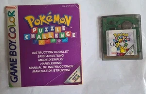 Pokemon Puzzle Challenge Nintendo Game Boy Color GBC Cartridge und Handbuch PAL - Bild 1 von 5