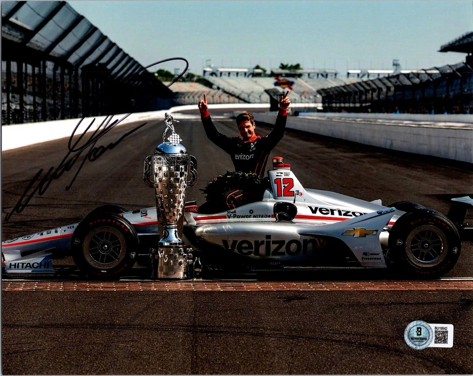FOTO FIRMADA POR WILL POWER 8X10 BECKETT BAS CERTIFICADO DE AUTENTICIDAD INDY 500 GANADOR 6 Foto 1 de 1