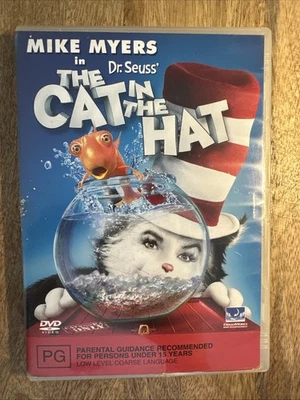 The Cat In The Hat (DVD 2004) Mike Myers Alec Baldwin Region 4 - Image 1 of 2