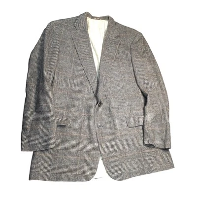 Norm Thompson 100% Camel Hair Suit Jacket Sports Coat Men Size L/XL Flawed Tweed - Image 1 of 4