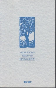 Aetna Insurance Co Middletown Reserved Dining Room Menu ca 1980s - Picture 1 of 1