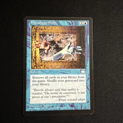 English - MTG Paradigm Shift - LP - Reserved List - Weatherlight - Image 1 of 2