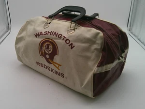 Vintage Washington Redskins Bag Duffel Mens Burgundy White NFL Football 80s - Picture 1 of 11