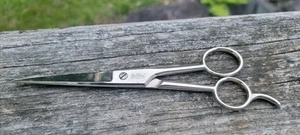 Tijeras adelgazantes Griffon Italia 0900 tijeras de pelo de peluquero 7,5" vintage - Imagen 1 de 11