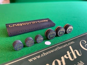 Taom Pro Laminated Snooker/Pool Tip 10mm 14mm , Chesworth Cues Sheffield England - Picture 1 of 12