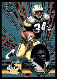 1996 Pacific Invincible Bronze Edgar Bennett Green Bay Packers #I-51