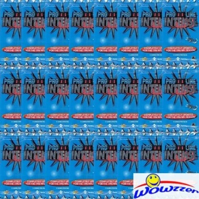 (24) 1996 Pro Line II Intense Factory Sealed Football Foil Packs-120 Cards! - Image 1 of 2