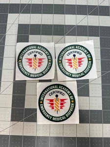 National Academy Of Emergency Medical Dispatch Certified Sticker Patch Badge - Picture 1 of 3