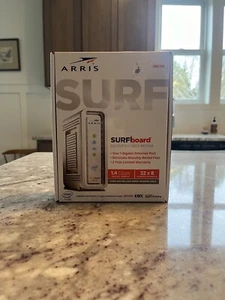 ARRIS SURFboard SB6190 DOCSIS 3.0 32 x 8 Gigabit Cable Modem White - Photo 1/5