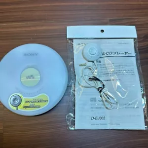 SONY D-EJ002 Walkman Portable CD Player white Operation Confirmed Used - Picture 1 of 5