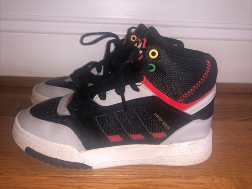 SCARPE JUNIOR ADIDAS ORIGINALS DROP STEP J per ragazze taglia 3 5 EU 35 5 nere grigie rosse